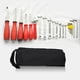 thumbnail image 2 of Organizador Kit de mantenimiento de bolsa de almacenamiento de herramientas de lona de kit de herramientas pequeño a prueba de agua (negro) Ehuebsd  Libre de BPA, 2 of 9