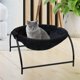 thumbnail image 3 of Cómoda hamaca para gatos, cama para dormir para perros, estructura independiente estable lavable desmontable para cachorros, suministros para mascotas Negro Salvador Dali Hamaca para gatos, 3 of 7