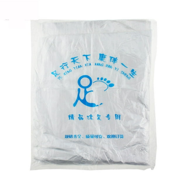 60Ps Disposable Foot Tub Liners Bath Basin Bags for Foot Pedicure Spa