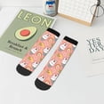 thumbnail image 7 of Fuzoiu Rabbit So Cute Print Adult Socks, Crew Moisture-wicking Socks, Unisex Cushion Crew Socks,Casual Sports Ankle Socks, 7 of 7