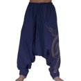 thumbnail image 1 of SAILING Pantalones de yoga para hombre Pantalones harén especiales plisados ​​​​de gran tamaño estilo bohemio, 1 of 5