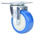thumbnail image 4 of Ruedas giratorias, 4 ruedas de PVC con ruedas de freno ligero y ruedas de alta capacidad, 4 of 5