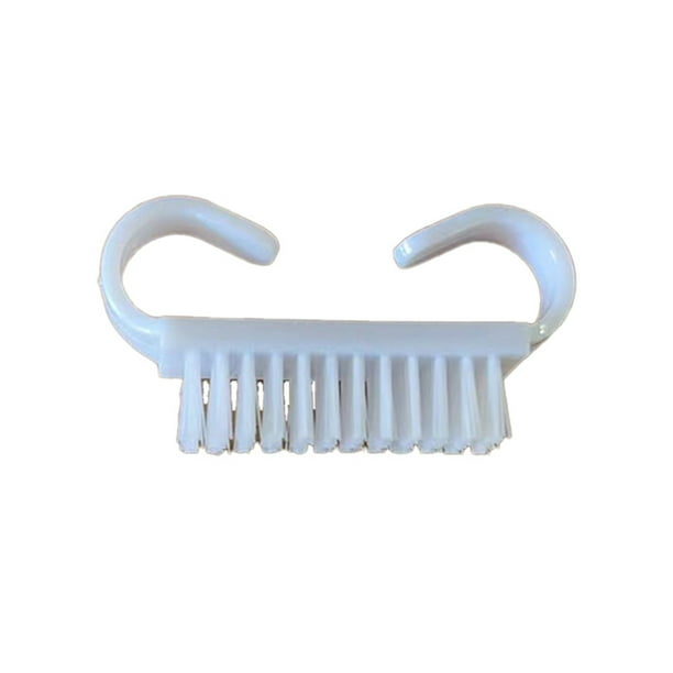Cepillos de limpieza para uñas. Juego de cepillos limpiadores con mango de plástico resistente. Mini cepillo para limpiar las uñas de las manos y los pies. Cepillo pequeño para manicura. Cepill...