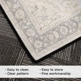 thumbnail image 3 of 5x7 Washable Area Rug Non-Slip Low Profile Vintage Distressed Oriental Rug for Living Room, Bedroom, Dining Room, Office, 3 of 13