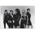 thumbnail image 1 of (G) I-DLE Group K-pop coreano en blanco y negro, póster de decoración del hogar, arte de pared, imagen colgante, impresión, pintura decorativa para dormitorio, carteles, 1 of 3