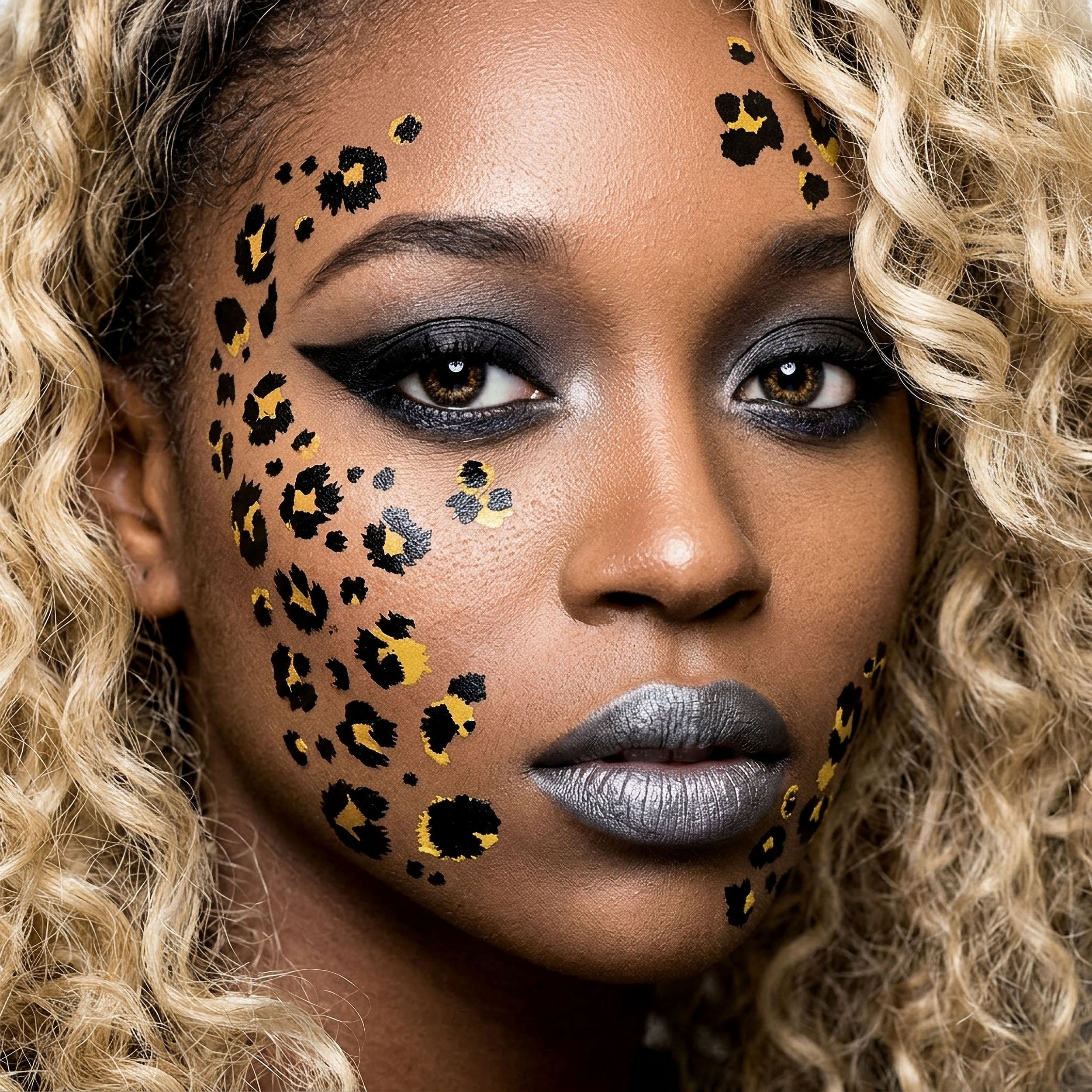 Temporary Tatto & Eyeliner Kit, Halloween Makeup for Adults, by Almar