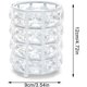 thumbnail image 2 of (Blanco) Soporte para brochas de maquillaje, caja de almacenamiento de maquillaje de cristal, organizador de cosméticos de cristal, organizador de soporte para brochas de maquillaje, para brochas de m, 2 of 5