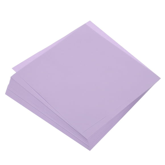 100 Sheets Origami Paper Double Sided 8x8 Inch Square Sheet for Art Craft Project, Gifts Decor, Light Purple