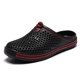 thumbnail image 1 of 2022, zapatillas de verano para hombre, chanclas transpirables con agujeros para la playa, sandalias planas sin cordones informales Unisex, Zapatos para hombre, talla 45, Zapatos Tan Jianjun  unisex, 1 of 2