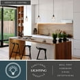 thumbnail image 3 of Milano Bronze Mini Pendant Ceiling Light Amber Fog Glass, 3 of 8