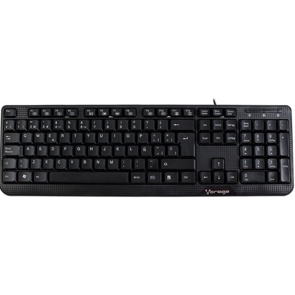 Teclado multimedia Vorago KB-102 USB Negro