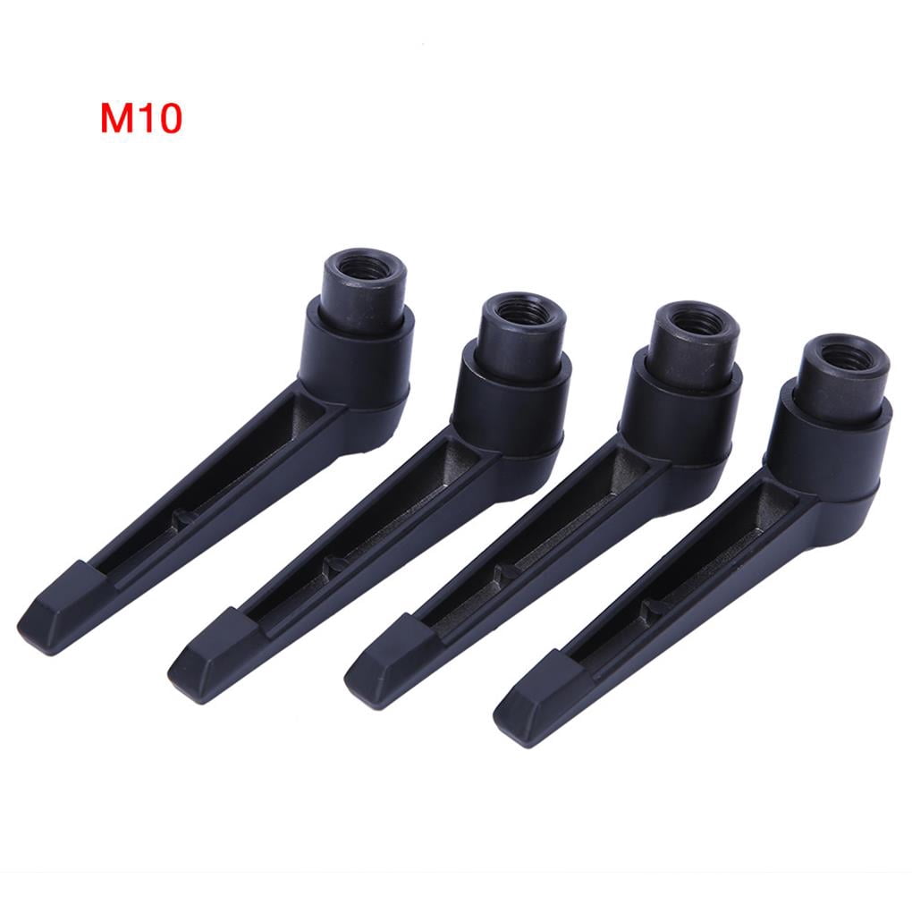 2 Manijas Ajustables M10 Roscado Hembra | Chapado En Acero | Para Equipos De Soldadura Y Maquinaria