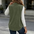 thumbnail image 5 of Corduroy Vest Women Button Up Fall Winter Sleeveless Jacket Classic Comfortable Layering Wasitcoat, 5 of 6