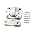 thumbnail image 3 of Pestillo de perno giratorio BLESIY para puerta de seguridad con tornillos Plata, 3 of 7