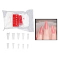 thumbnail image 1 of Uñas postizas 500 piezas de uñas de extensión es shamjiam  Uñas postizas transparentes, 1 of 7