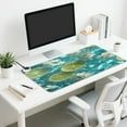 thumbnail image 5 of Wobogo Lemon White Flower Heated Mouse Pad Extra-Large Desk Mat With 3 Heating Levels and 3-hour Auto Shut-Off Protection Ideal for Computer Keyboards Home Office Hand-warming Essential 31.5in × 13in, 5 of 9