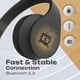 thumbnail image 5 of PowerLocus Auriculares Inalámbricos Bluetooth Estéreo Plegables, Auriculares con Cable Recargables con Micrófono Incorporado para iPhone, Samsung, LG, iPad (Negro), 5 of 5