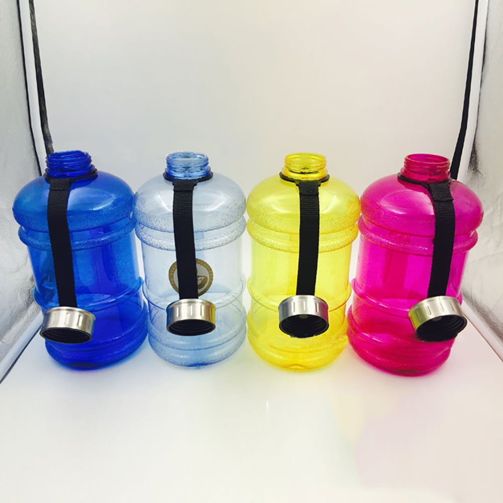 2.2L Portable Sports Water Bottle Translucent Plastic BPA Free Kettle Water Jug for Gym Fitness