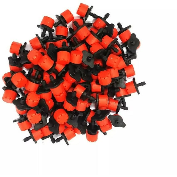 A Set Of 100 Micro Garden Drip Irrigators, Micro Irrigation Adjustable Sprinklers