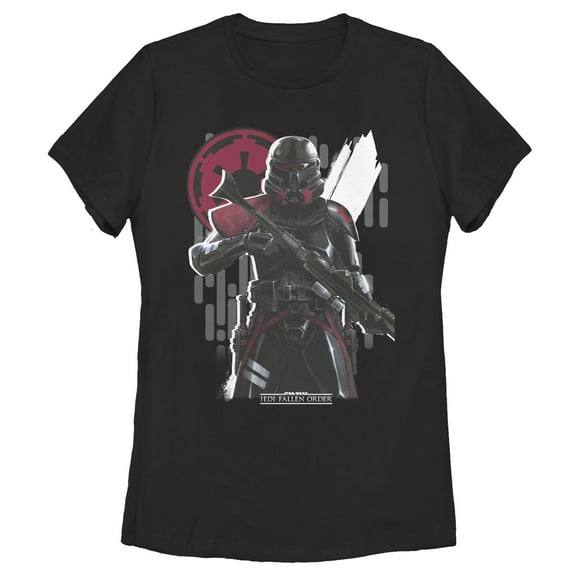 Women's Star Wars Jedi: Fallen Order Second Sister Inquisitor  Graphic Tee Black 2X Large