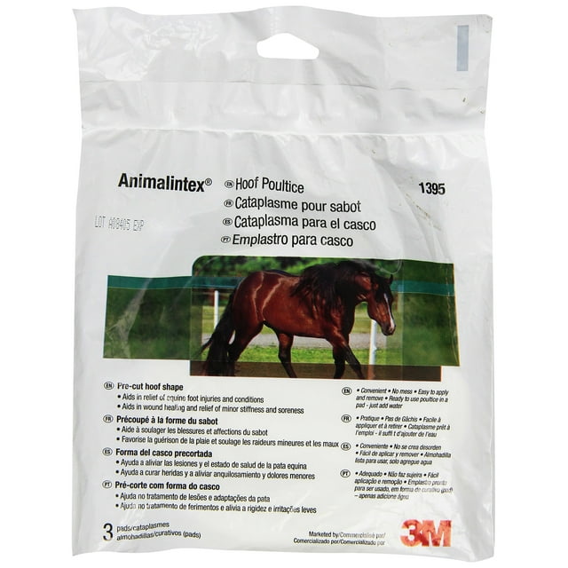 Almohadillas para pezuñas Animalintex 1395 para cicatrización de heridas 3M