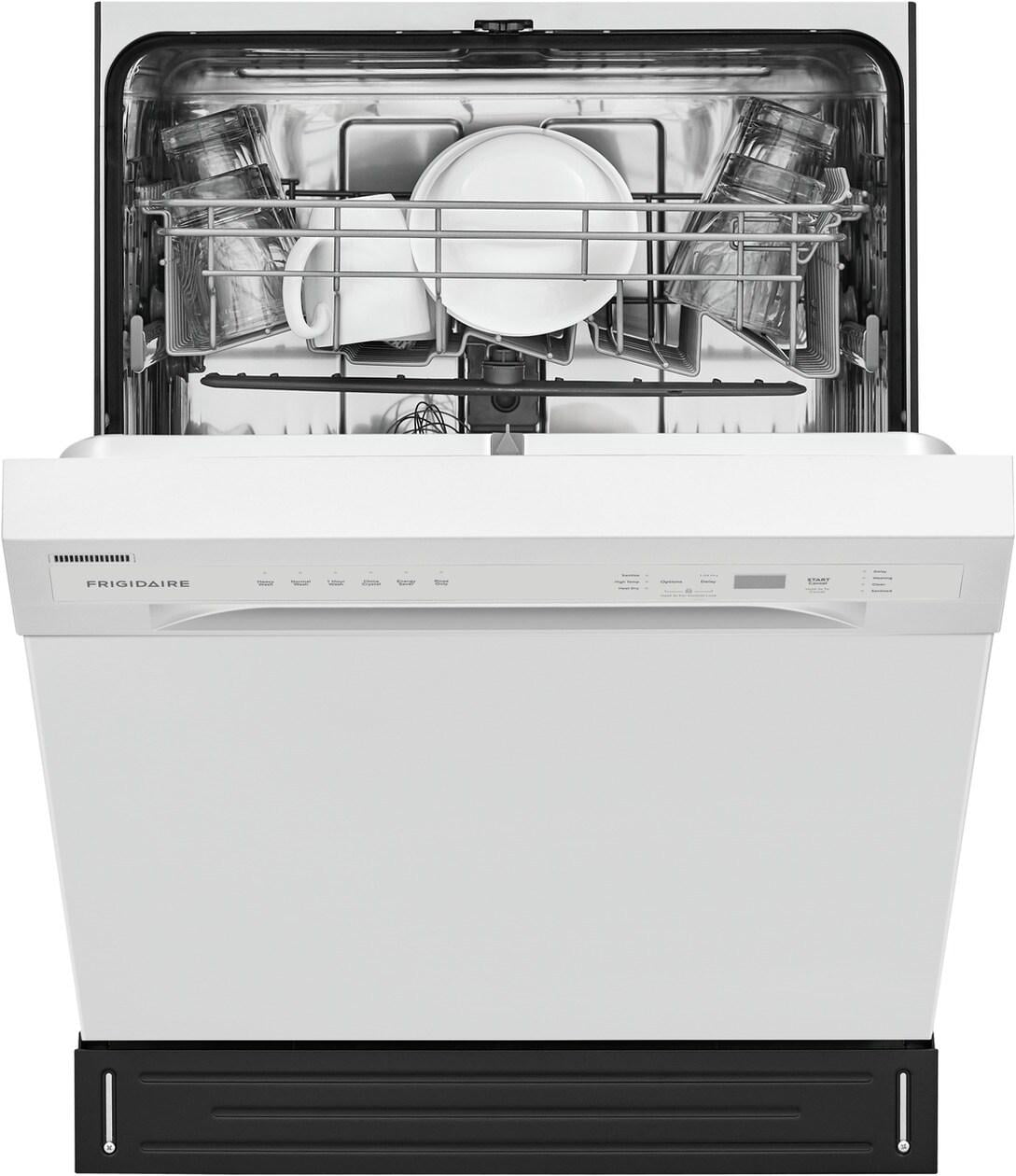 Frigidaire FFBD2420UW 52 dBA White Built-In Dishwasher