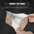 thumbnail image 3 of Logiee Thanksgiving Food Print Tissue Box Cover,Stylish Tissue Box Holder Decorative Tissue Cover for Bathroom Toilet Bedroom Living Room Table Desk Office, 3 of 7