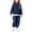 Navy, variant on Cethrio Girls Outfit Sets Size 14-16, Warm 2 Piece Long Sleeve Pullover Girls' Clothing Sets Purple