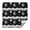 Black White Moon-1, variant on Black Gold Zodiac Sun Moon Pattern Square Tablecloth,Waterproof Square Table Cover,Wipeable Spillproof Washable Table Cover for Home Kitchen Party Decor 42"X42"(107x107cm)