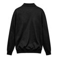 thumbnail image 4 of Mens Polo Shirts Long Sleeve Button Down Collar Casual Golf Shirt Breathable Basic Solid Color Loose Tops, L, 4 of 6