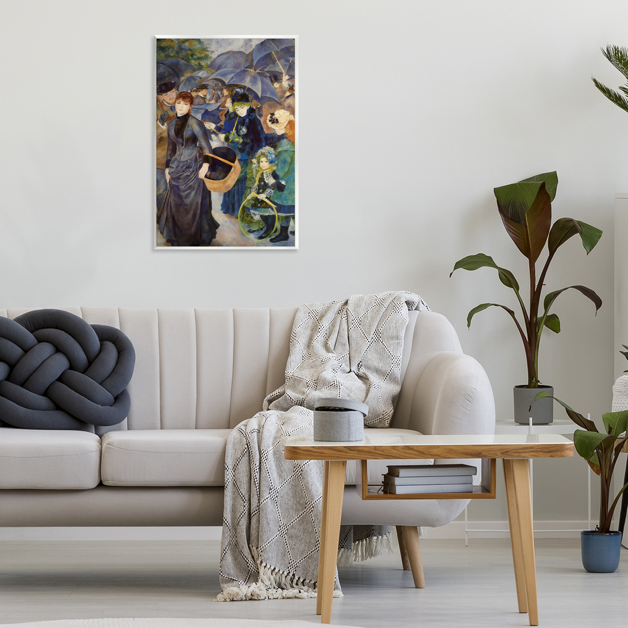 The Umbrellas Renoir Wall Plaque Art, design by Masters Collection