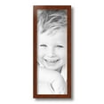thumbnail image 2 of ArtToFrames 6" x 16" Walnut Picture Frame, 6x16 inch Brown Wood Poster Frame (WOM-4215),  Pack, 2 of 8