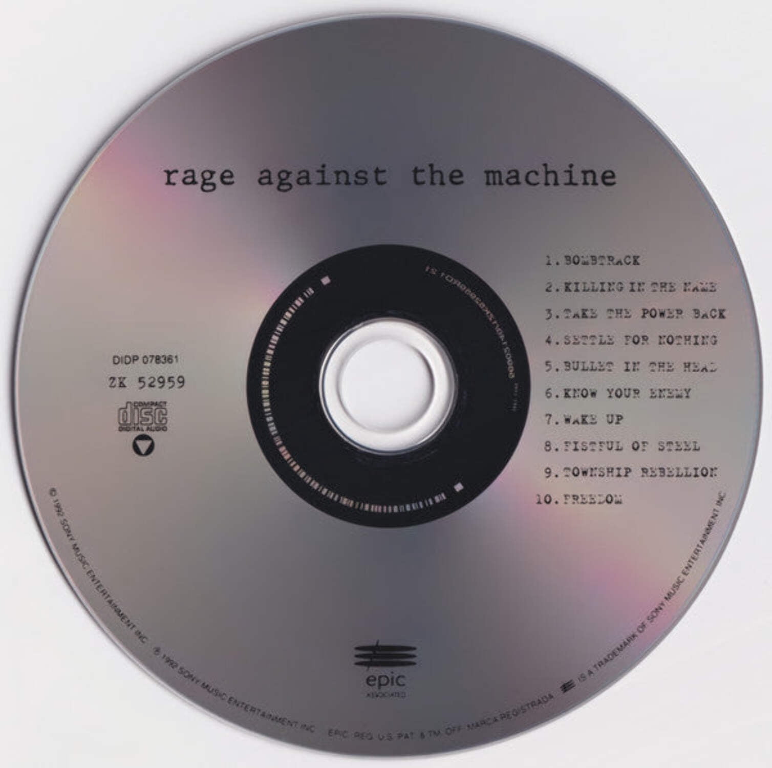 Sony Music CD, Rage Against The Machine, Music & Performance