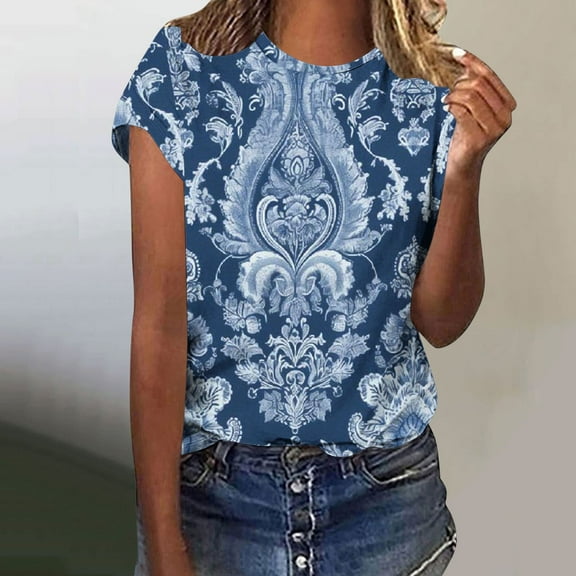 Tops For Women Summer Trendy Tank Tops Cotton High NeckWhite Tshirts Shirts For Women PlusWhite Blouse For Women Plus Size 2X T Shirts Pack Loose Fit