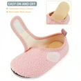 thumbnail image 2 of Ecetana Toddler Slippers Boys Girls House Shoes Kids Fuzzy Cozy Walking Shoes Indoor/Outdoor, 2 of 5