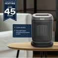 thumbnail image 4 of DeLonghi Compact Digital Ceramic Heater with Remote, 4 of 5
