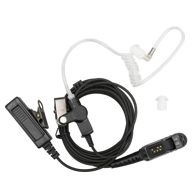 Acoustic Tube Headphone, High Tensile Strength Transmitting Sound Plug And Play Clear Powerful PU Cable 2 Way Earpiece For DEP570 For DP2000