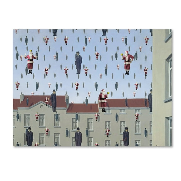 Trademark Fine Art 'Magritte - Golconda' Canvas Art by Ed Wheeler