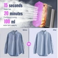 thumbnail image 4 of Steamer for Clothes, LOHEER Portable Travel Steamer & Iron 2 in 1, 3 Adjustable Steam Levels, 4 of 8