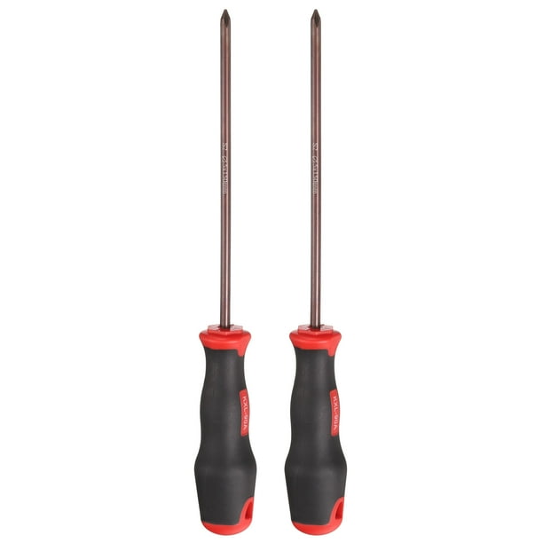Destornillador Phillips PH1 Uxcell 2pcs 10.04" Magnético 4.13" Acero S2 Ergonómico