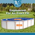 thumbnail image 2 of SmartLine 12' x 24' Oval Caribbean Overlap Above Ground Swimming Pool Liner, 48"/52" Height, 25 Gauge, 2 of 6