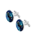 thumbnail image 2 of Starry Dinosaur Elegant Suit Accessory: Stainless Steel Cufflink Set for Men's Formal Attire, Dress Shirts, and Special Occasions, 2 of 6
