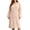 Beige, variant on Plus Size Fleece Nightgown for Women Cozy Plush Long Sleeve Night Gowns Winter Warm Lounge Dress with Big Pocket