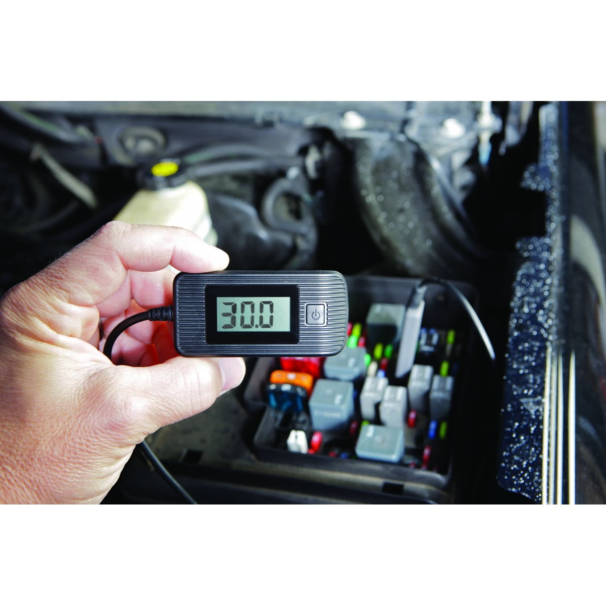 CenTech 30 Amp Automotive Fuse Circuit Tester LCD Electrical