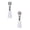 White 2pcs, variant on Light Socket Extender, E26/E27 Socket Extension Adapter, 5.39 inch Light Bulb Extension Socket, Light Bulb Socket Extender, Screw in Lamp Holder Adapter for Socket Fan Light