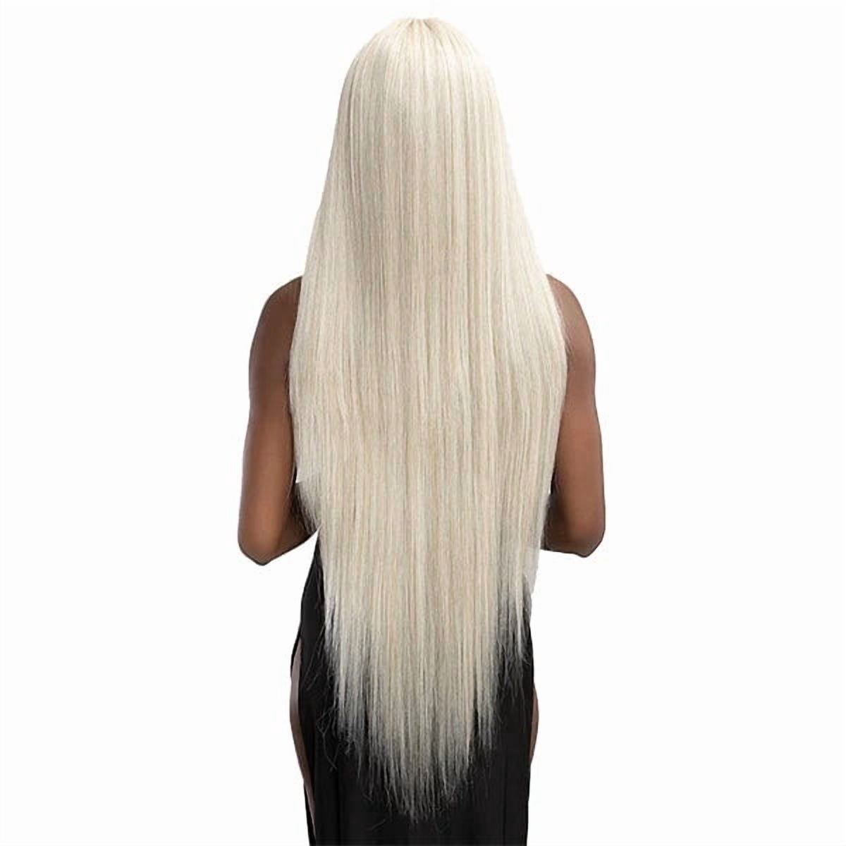 Janet Collection Remy Illusion X-Long Human Hair Blend HD Lace Front Wig - Paki