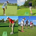 thumbnail image 4 of Golf Putting Training Mat Golf Putting Mat 30x60cm Mini Golf Practice Mat for Sensing and Hitting Swing Portable Practice Lawn Mats Mats Outdoor Use in Home Offices, 4 of 5