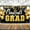 Gold, variant on Graduation Backdrop 2025, Congrats Grad Banner Background for Graduation Decorations Class of 2025, Graduation Party Decorations for College School Prom 71x43inch