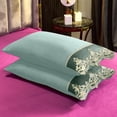 thumbnail image 1 of Weloille Light Pillowcase 2 Pieces, Soft Breathable Pillow Cover Set, Wrinkle Fade Resistant Envelope Closure Pillow Protector, Suitable for Bedroom Bedding Sofa Couch and Home Decoration, 1 of 6