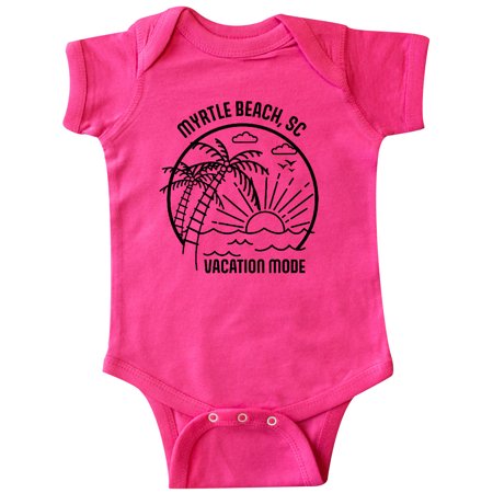 

Inktastic Summer Vacation Mode Myrtle Beach South Carolina Gift Baby Boy or Baby Girl Bodysuit